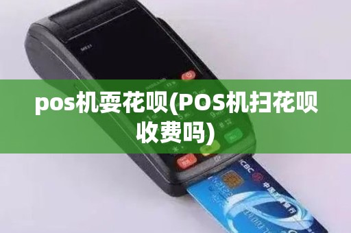 pos机耍花呗(POS机扫花呗收费吗)