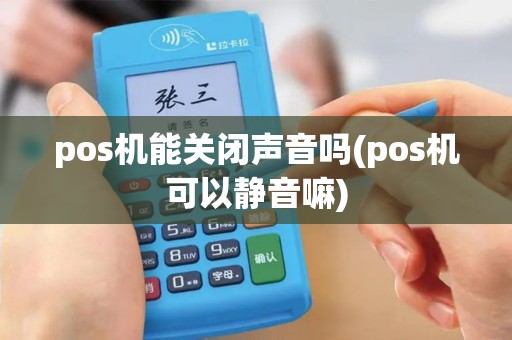 pos机能关闭声音吗(pos机可以静音嘛)