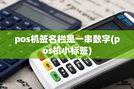 pos机签名栏是一串数字(pos机小标签)