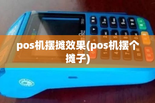 pos机摆摊效果(pos机摆个摊子)