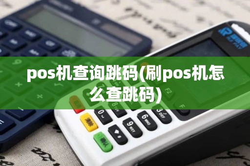 pos机查询跳码(刷pos机怎么查跳码)