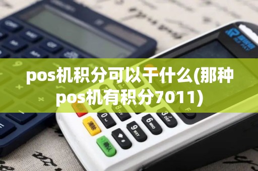 pos机积分可以干什么(那种pos机有积分7011)