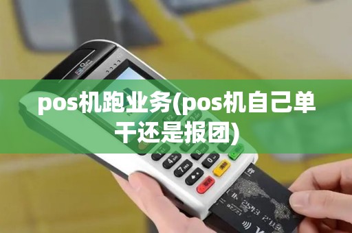 pos机跑业务(pos机自己单干还是报团)