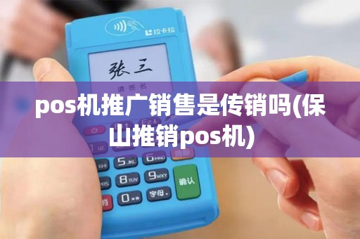 pos机推广销售是传销吗(保山推销pos机)
