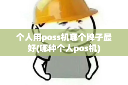 个人用poss机哪个牌子最好(哪种个人pos机)