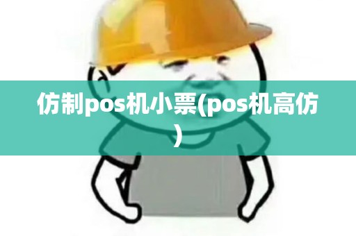 仿制pos机小票(pos机高仿)
