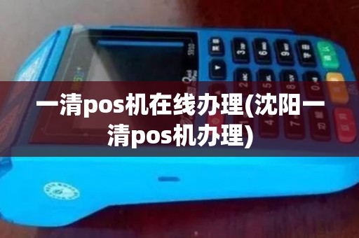 一清pos机在线办理(沈阳一清pos机办理)