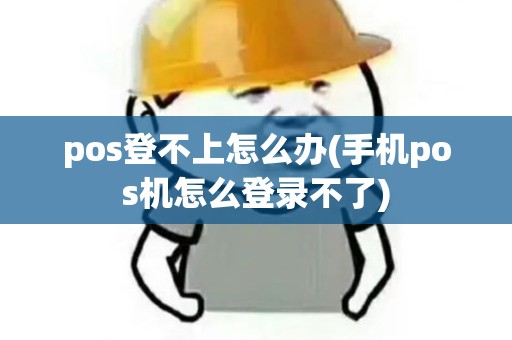 pos登不上怎么办(手机pos机怎么登录不了)