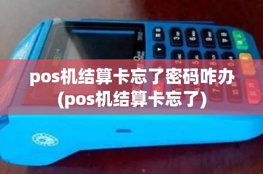 pos机结算卡忘了密码咋办(pos机结算卡忘了)