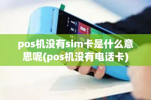 pos机没有sim卡是什么意思呢(pos机没有电话卡)
