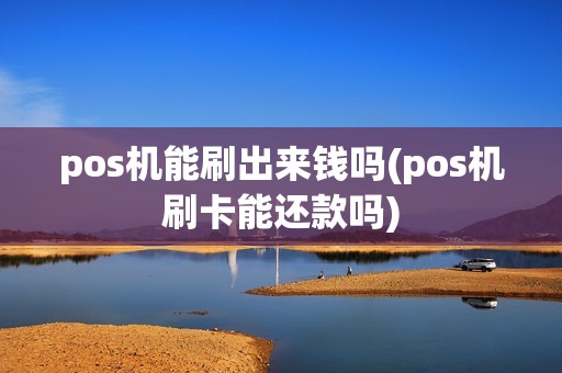pos机能刷出来钱吗(pos机刷卡能还款吗)