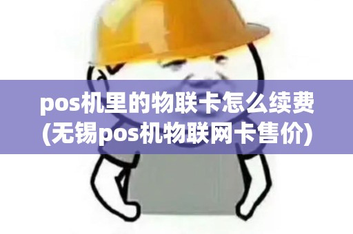 pos机里的物联卡怎么续费(无锡pos机物联网卡售价)