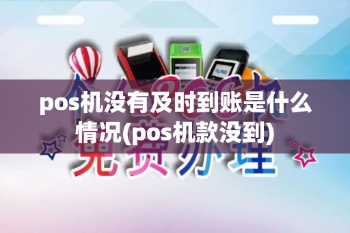 pos机没有及时到账是什么情况(pos机款没到)