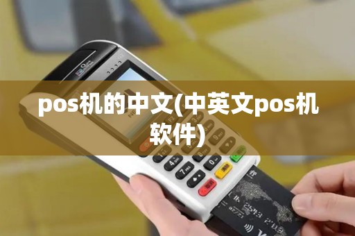pos机的中文(中英文pos机软件)