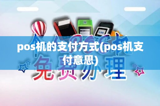 pos机的支付方式(pos机支付意思)