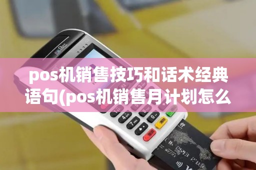 pos机销售技巧和话术经典语句(pos机销售月计划怎么写)