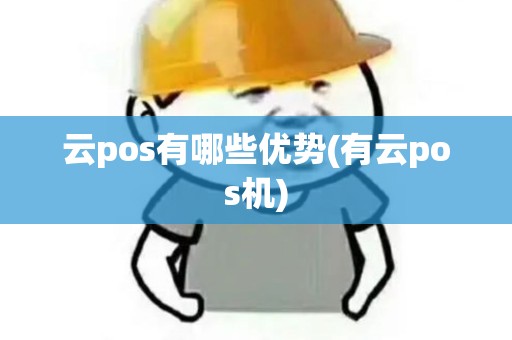 云pos有哪些优势(有云pos机)