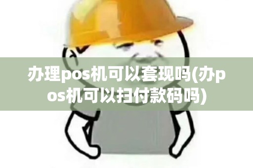 办理pos机可以套现吗(办pos机可以扫付款码吗)