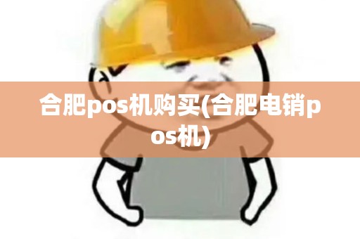 合肥pos机购买(合肥电销pos机)
