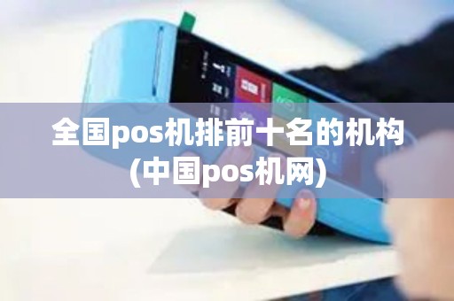 全国pos机排前十名的机构(中国pos机网)