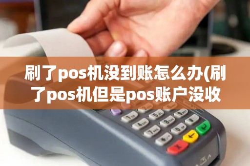 刷了pos机没到账怎么办(刷了pos机但是pos账户没收到钱)