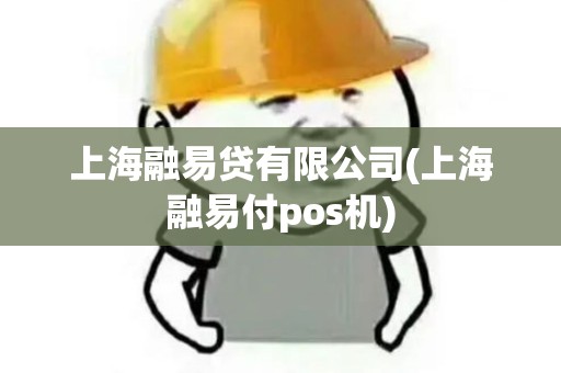 上海融易贷有限公司(上海融易付pos机)
