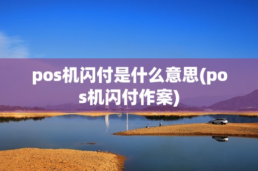 pos机闪付是什么意思(pos机闪付作案)