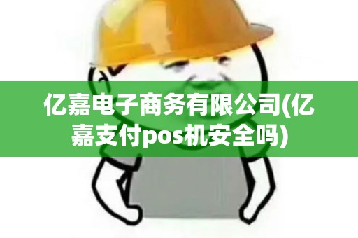 亿嘉电子商务有限公司(亿嘉支付pos机安全吗)