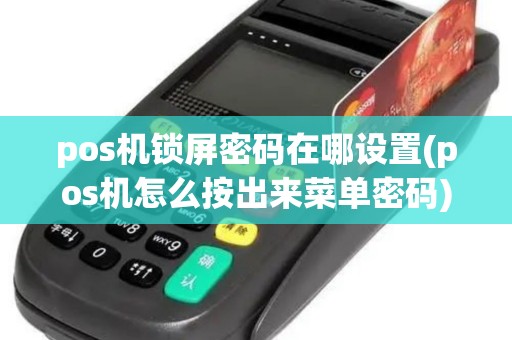 pos机锁屏密码在哪设置(pos机怎么按出来菜单密码)