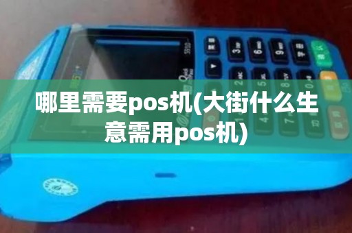 哪里需要pos机(大街什么生意需用pos机)
