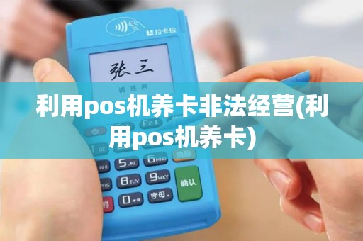 利用pos机养卡非法经营(利用pos机养卡)
