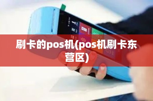刷卡的pos机(pos机刷卡东营区)