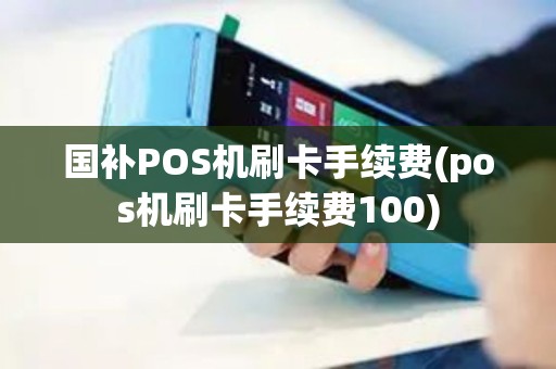 国补POS机刷卡手续费(pos机刷卡手续费100)