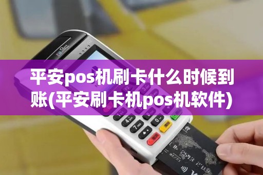 平安pos机刷卡什么时候到账(平安刷卡机pos机软件)