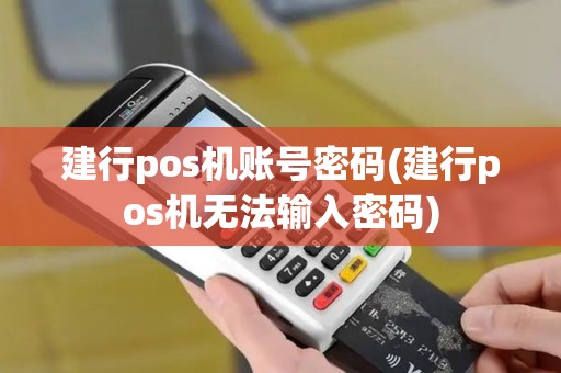 建行pos机账号密码(建行pos机无法输入密码)
