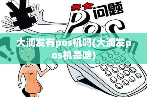 大润发有pos机吗(大润发pos机是啥)
