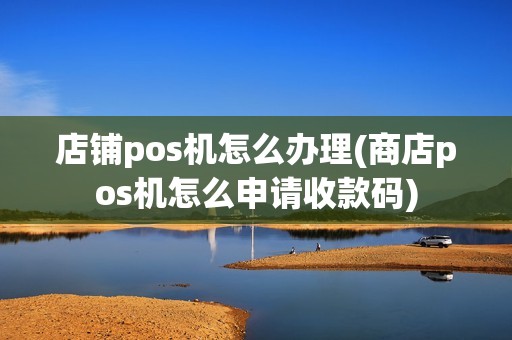 店铺pos机怎么办理(商店pos机怎么申请收款码)