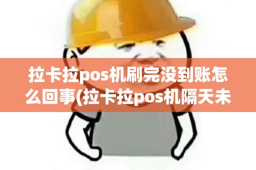拉卡拉pos机刷完没到账怎么回事(拉卡拉pos机隔天未到账)