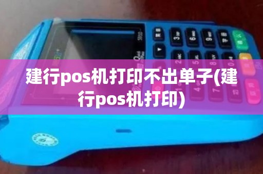 建行pos机打印不出单子(建行pos机打印)