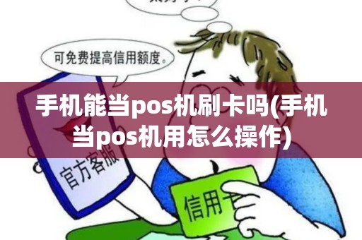 手机能当pos机刷卡吗(手机当pos机用怎么操作)