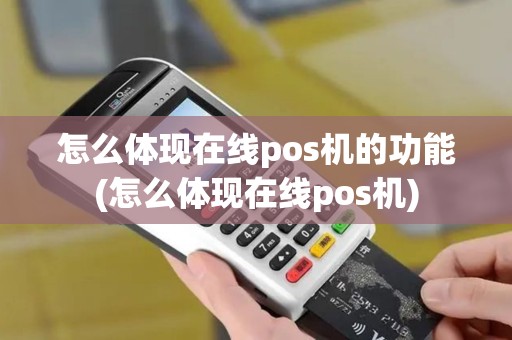 怎么体现在线pos机的功能(怎么体现在线pos机)