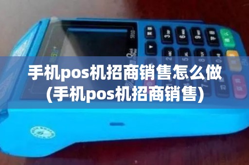 手机pos机招商销售怎么做(手机pos机招商销售)