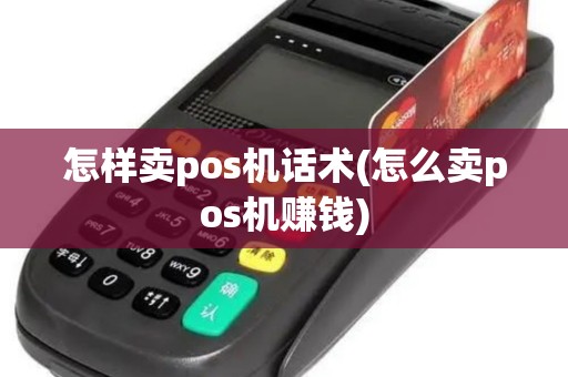 怎样卖pos机话术(怎么卖pos机赚钱)