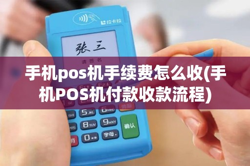 手机pos机手续费怎么收(手机POS机付款收款流程)