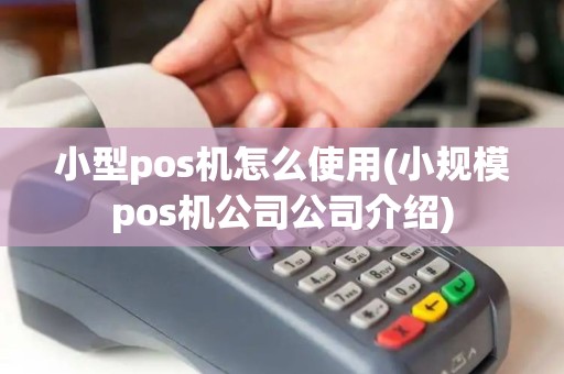 小型pos机怎么使用(小规模pos机公司公司介绍)
