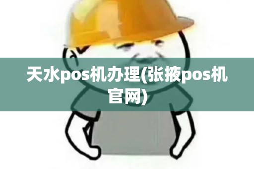 天水pos机办理(张掖pos机官网)