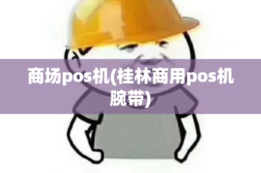 商场pos机(桂林商用pos机腕带)