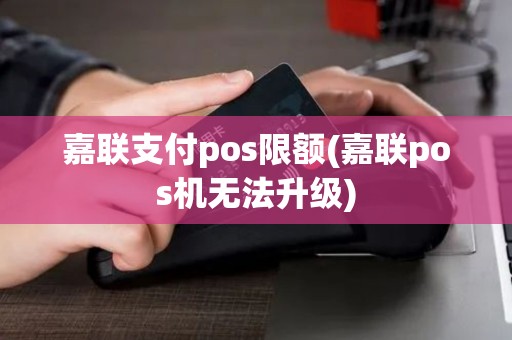 嘉联支付pos限额(嘉联pos机无法升级)