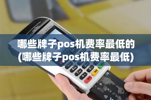 哪些牌子pos机费率最低的(哪些牌子pos机费率最低)