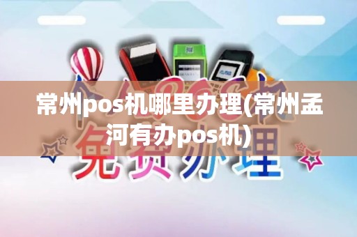 常州pos机哪里办理(常州孟河有办pos机)